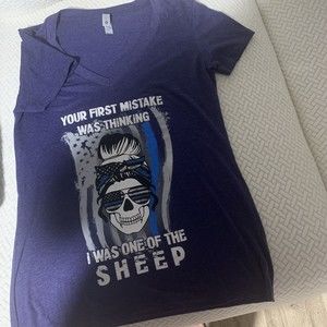 " Your First Mistake Was Thinking I Was One Of The Sheep Womens Large